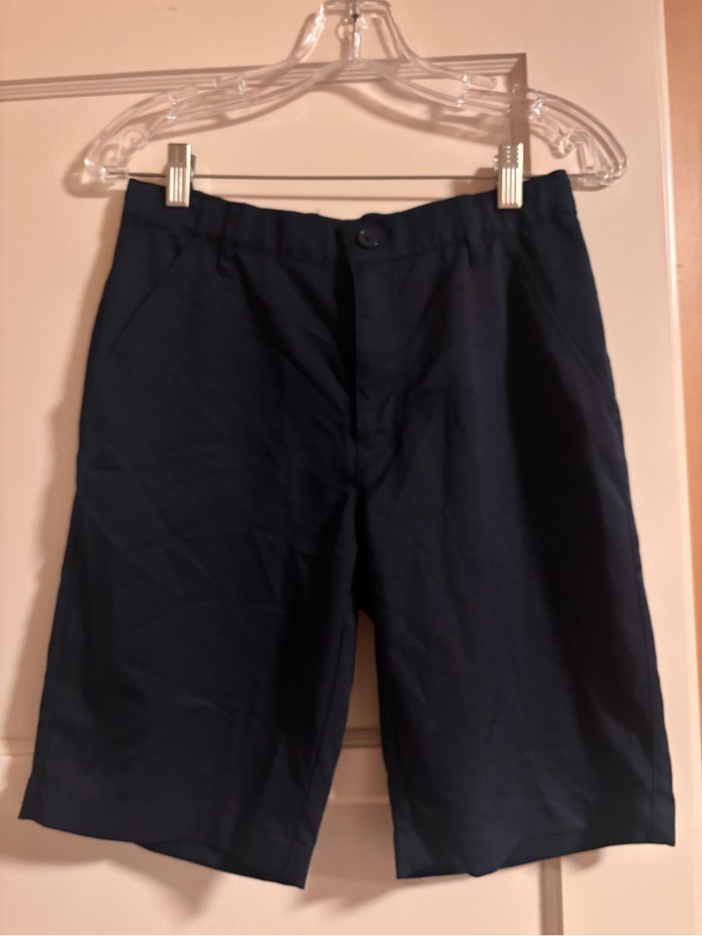 French Toast Short Navy Flat Front Stretch Twill Shorts